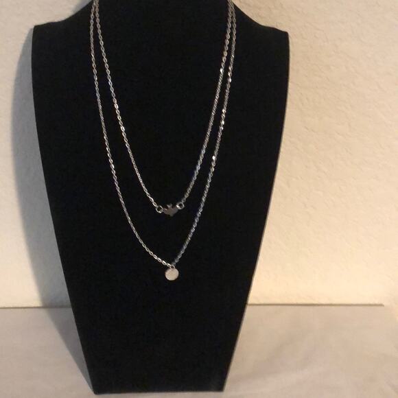 Boho 2 Layer Dove Necklace - Picture 2 of 3